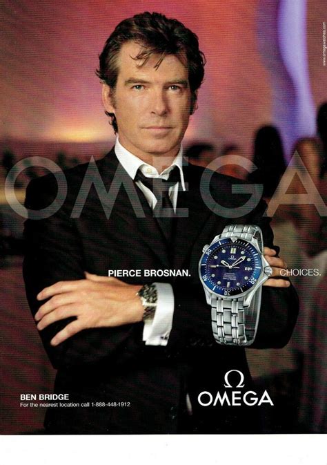 pierce brosnan bond omega watch|james bond Omega Watch review.